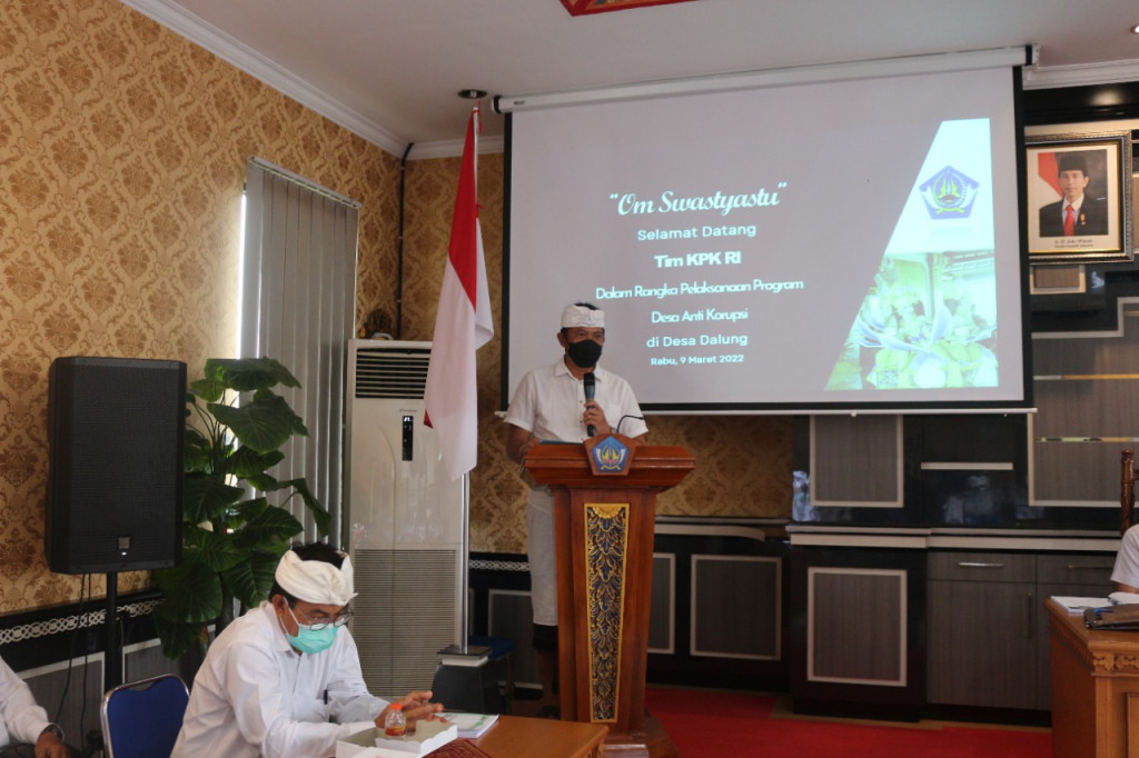 Dukungan Lembaga Desa kepada Desa Dalung dalam Observasi Desa Anti Korupsi oleh KPK RI 